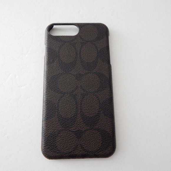 Coach iPhone 8 Plus Case Logo F33750 - Mahogany - Picture 3 of 3